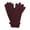 Pink, variant on Fownes Womens Soft Burgundy & Pink Cuffed Knit Gloves