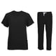 thumbnail image 4 of Conjunto de uniforme de enfermería, ropa de trabajo para centros de belleza, spas y peluqueros de mascotas. Negro S, 4 of 9