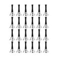 thumbnail image 1 of 24 Pcs Cloches de Service en Acier Argenté Manche en Bois Noir Percussion Musicale en Métal Diatonique, 1 of 5