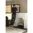 thumbnail image 2 of COSCO 2-Step Big Step, Steel Step Stool with Rubber Hand Grip, 8 ft. 2 in Max Reach (Platinum/Black/Dot), 2 of 5
