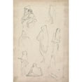 thumbnail image 3 of William Simpson 11x14 Black Modern Framed Museum Art Print Titled - Studies of Women and Children, Amritsar (1860), 3 of 5