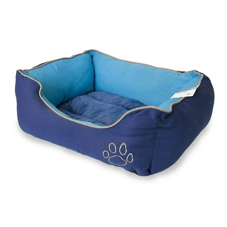 Cozy Dog Bed for Small Breed Dog Cat Cushion House Puppy Soft Warm Kennel BLUE