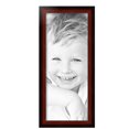 thumbnail image 2 of ArtToFrames 10" x 25" Honors Mahogany with Black Picture Frame, 10x25 inch Brown Wood Poster Frame (WOM-5154), 2 of 7