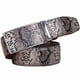thumbnail image 2 of Snake Cowhide Genuine Leather Automatic Buckle Strap New Hot Ceintures Mens Belts Luxury Designer High Quality Novel Cowboy, 2 of 3