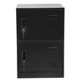 Miumaeov 2-Door Metal Locker with Lock Modern Office Storage Locker ...