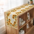 thumbnail image 6 of Table Runners 36 Inches Long Dress Scarves, Summer Sunflowers Farmhouse Kitchen Table Runner, Short Coffee Tablerunners, Country Botanical Flowers Leaves 13x36 Inch, 6 of 9