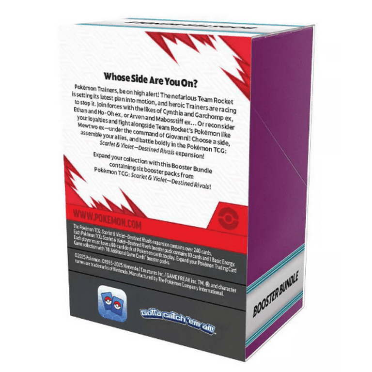 Pokemon TCG, Scarlet Violet Destined Rivals Booster Bundle, 6