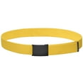thumbnail image 4 of Falari Canvas Web Belt Fully Adjustable Cut to Fit Golf Belt Flip Top Black Buckle - Yellow, 4 of 7