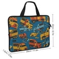 thumbnail image 2 of Werpe Dump Trucks Trucks Pattern Diving Fabric Tablet Cover Neoprene Computer Protective Handle Case 10inch, 2 of 5