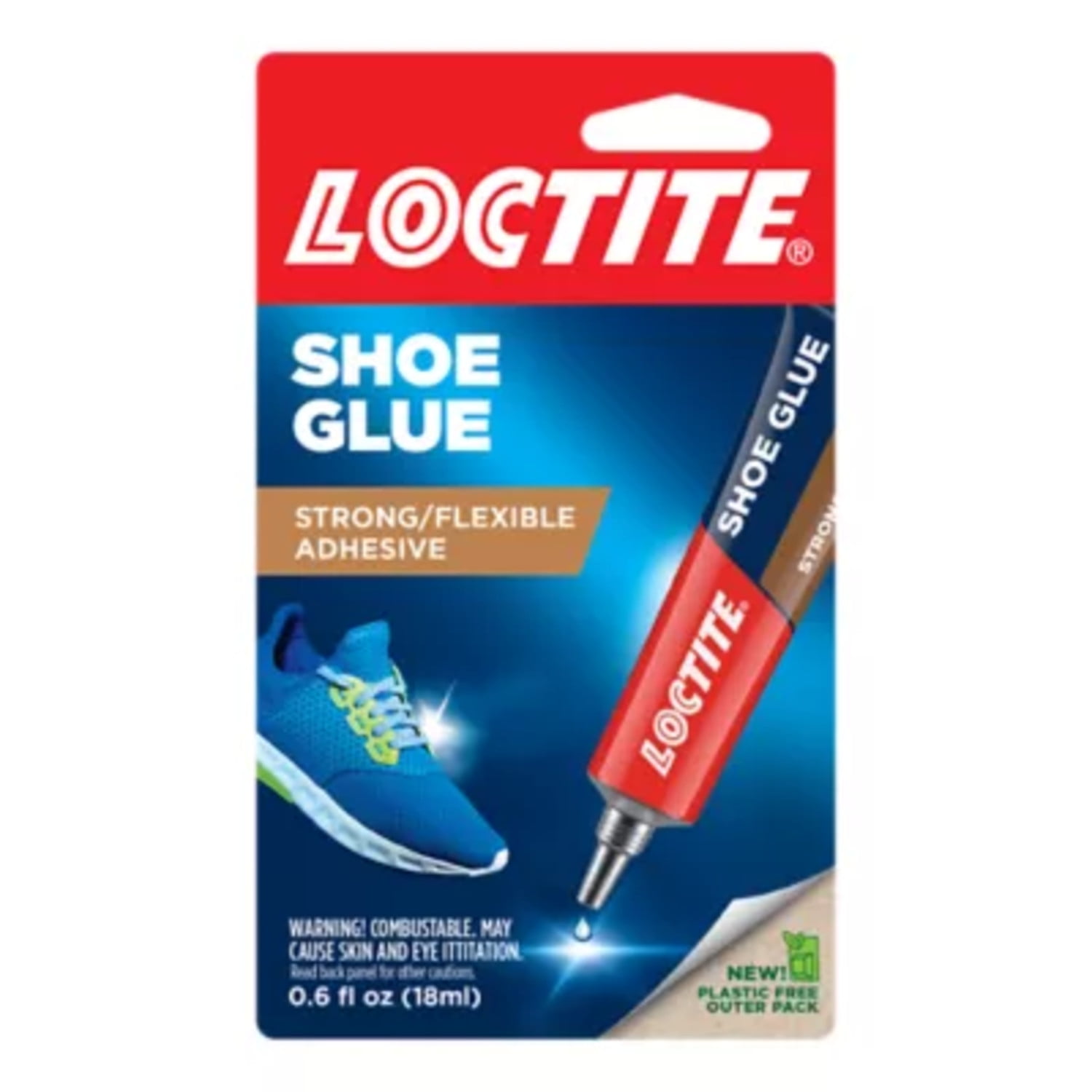 Loctite Shoe Glue, 1, Clear 0.6 fl oz Tube