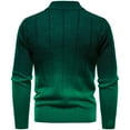 thumbnail image 5 of Betivan Men Solid-Color Gradient Knit Sweater, Slim Fit Turtleneck Pullover Sweaters Casual Fashion Long-Sleeve Base Layer Top, 5 of 9