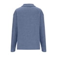 thumbnail image 5 of Womens Half Zip Pullover T Shirts Quarter Zip Up Polo Sweatshirt 2026 Trendy Crewneck Long Sleeve Basic Collared Tops, 5 of 7