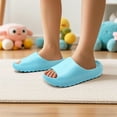 thumbnail image 6 of Kids Cloud Slides Slippers For Girls Boys,Pillow House Slippers Non-Slip Super Soft Quick Drying Shower Cushioned Slides Bathroom Thick Sole Sandals Indoor Outdoor Slippers, 6 of 7