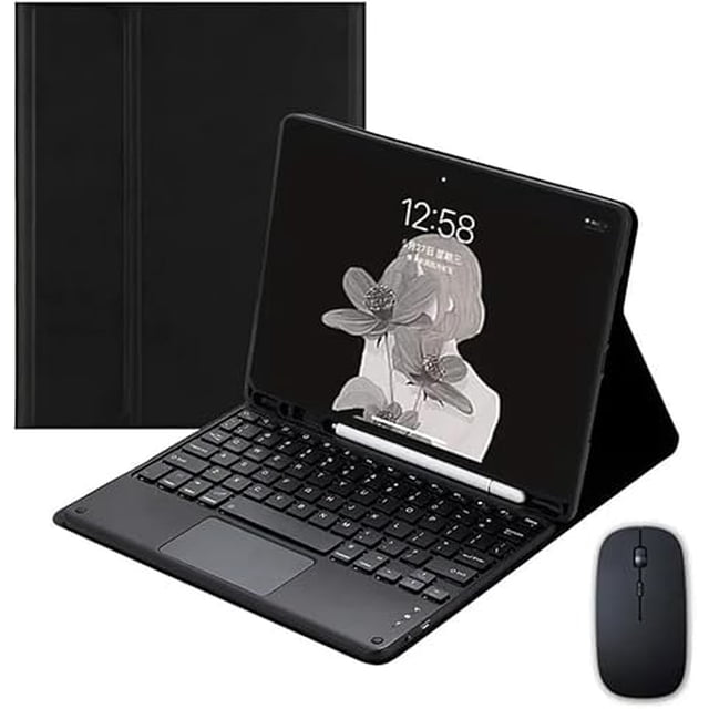Funda con Teclado para Samsung Tab A7 10.4" (SM-T500/T503/T505/T507/T509) Negro