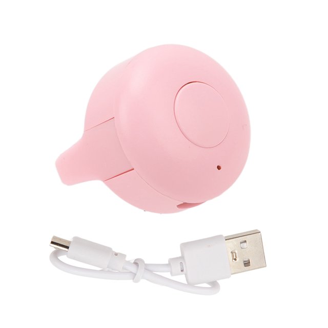 Controlador de video con la yema del dedo inalámbrico BT4.0 hasta 32.8 pies Volteador de página de aplicación de silicona ABS ergonómico para navegación por video selfie Rosa