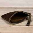 thumbnail image 5 of Men's Genuine Leather Zipper Coin Wallet Wowen natural Leather Mini Short Purse Card Holder Change Purse for Man Clutch Wallets (NC0108SZ), 5 of 7