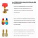 thumbnail image 5 of Air Conditioning Fluoride Tool Alloy Fluoride Tool Set AC Manifold Gauge Set Auto Service Kit, 5 of 5