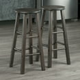 thumbnail image 6 of Winsome Wood Element 2-Pc Bar Stool Set, 29", Oyster Gray Finish, 6 of 8