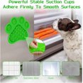 thumbnail image 3 of 1 almohadilla verde para lamer para perros, alimentador lento, ansiedad, cuenco para perros de alimentación lenta, baño, aseo y entrenamiento - patrón de pata de gato verde JM, 3 of 5