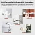 thumbnail image 7 of 10 Pcs Cabinet Locks Proofing Straps Belt, 7 of 7