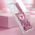 thumbnail image 4 of Funda para Xiaomi POCO M6 Pro 4G con Brillo Líquido Flotante, Purpurina, Parachoques y Anillo Giratorio Soporte, 4 of 5