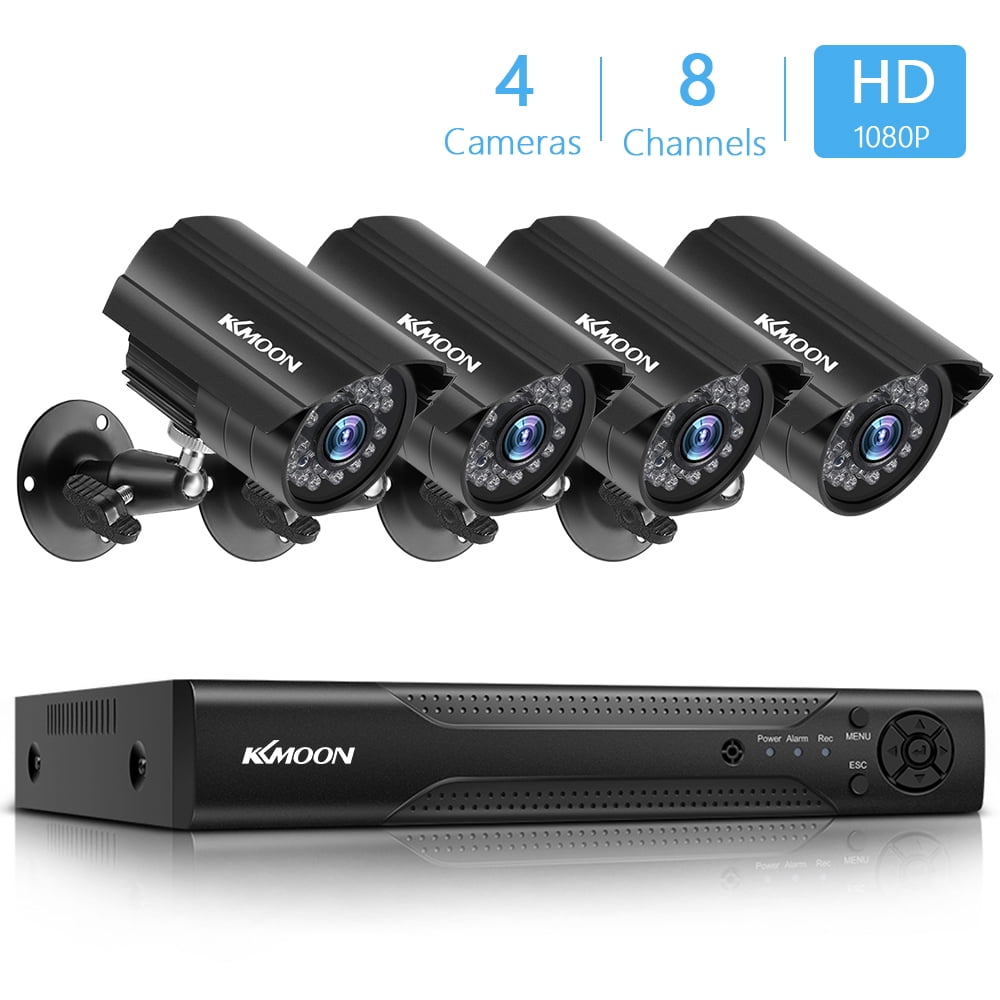 KKmoon 8CH 1080P AHD DVR 8pcs 720P Bullet CCTV Camera CCTV Security Kit APP M3J8 