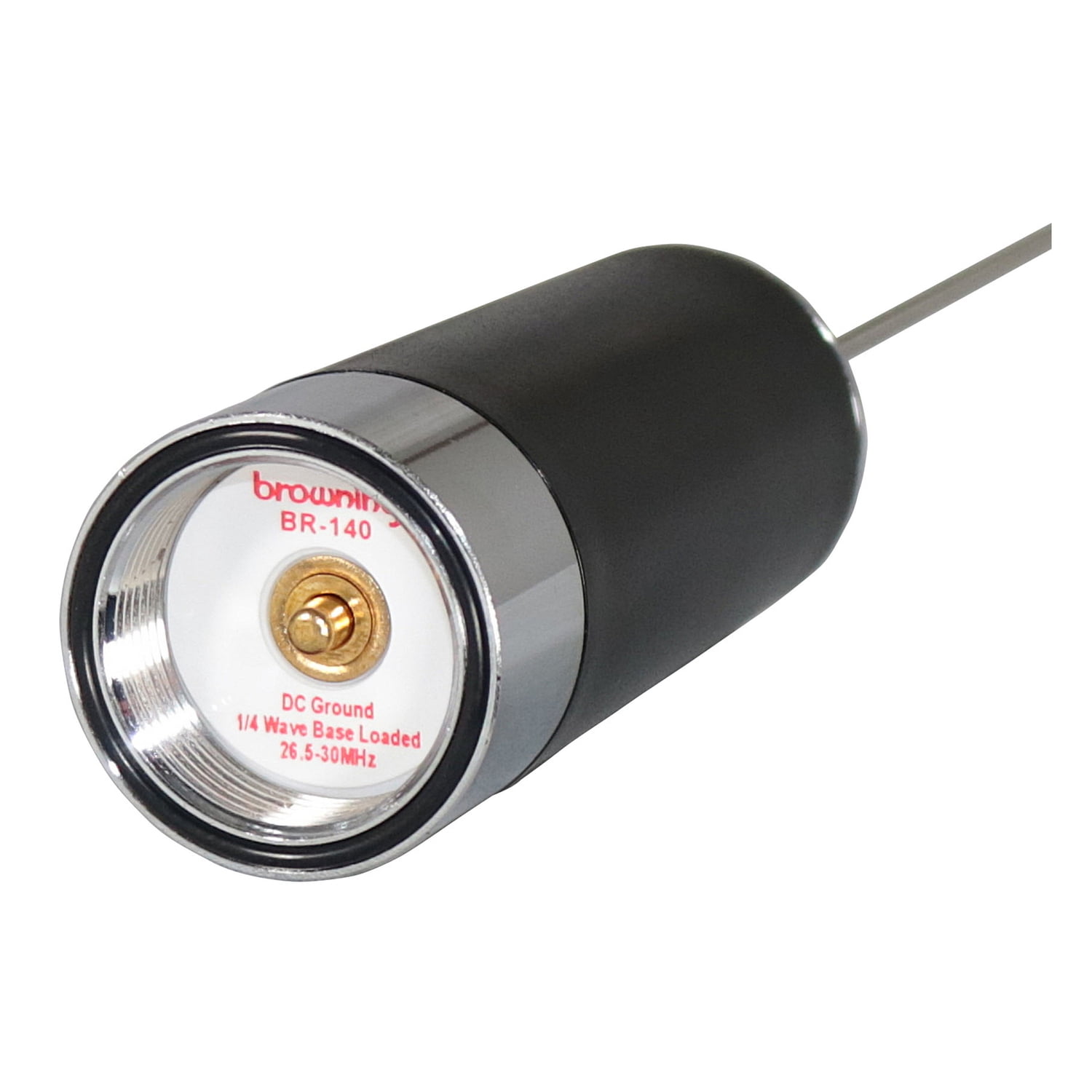 Browning 200-Watt Low-Band 26.5 MHz to 30 MHz Unity-Gain UHF Antenna with NMO Mounting (Silver Base), Silver Base