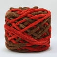 thumbnail image 2 of 100g Chunky Crochet Yarn, Multi Colored Knitting Yarn Bulk, Velvet Weaving Yarn Crocheting Thread, for Knitting and DIY Crafts, 2 of 9