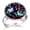 Multi 1, variant on Colorful Dog Paw Footprint Pattern Stainless Steel Rings for Women, Open Adjustable Ring Promise Ring Jewelry Gifts