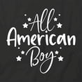 thumbnail image 2 of All American Boy T-Shirt | Patriotic American Black Tee Gift, 2 of 5