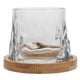 thumbnail image 2 of Rotatable Whiskey Glasses with Sturdy Wood Base for Home Use High Transparency Glass Multi Color 1 Set, 2 of 5