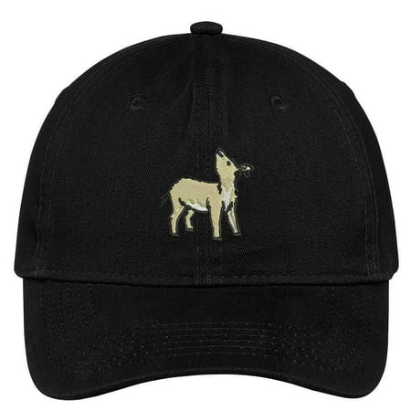 Trendy Apparel Shop Little Donkey Embroidered Cap Premium Cotton Dad Hat