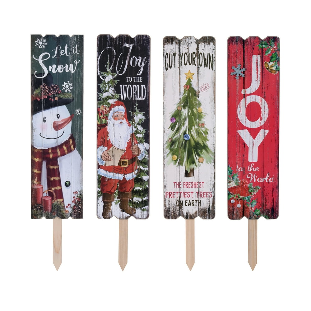 Christmas Yard Stakes 