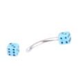 thumbnail image 5 of Decodeary 20x Mixcolor Dice Navel Rings Lip Body Tongue Piercing Eyebrow Belly Jewelry, 5 of 5