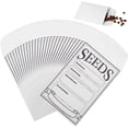 thumbnail image 4 of Hzzsbu 50Pcs Seed Envelopes, Seed Envelopes Resealable White Paper Seed Packets Envelopes Self Adhesive Sealing Seed Saving Envelopes Paper Seed Envelopes 3.1x4.7 Inch, 4 of 7