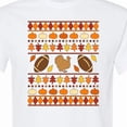thumbnail image 4 of Inktastic Ugly Thanksgiving Sweater Design with Turkey and Football T-Shirt, 4 of 5