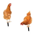 thumbnail image 4 of Estaca de Estatua de Animal Zulema 2 Piezas de Pollo Acrílico para Jardín, 4 of 8