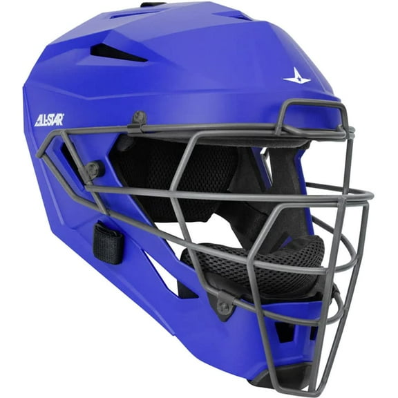All Star MVP Pro Matte Catcher Helmet Royal Small