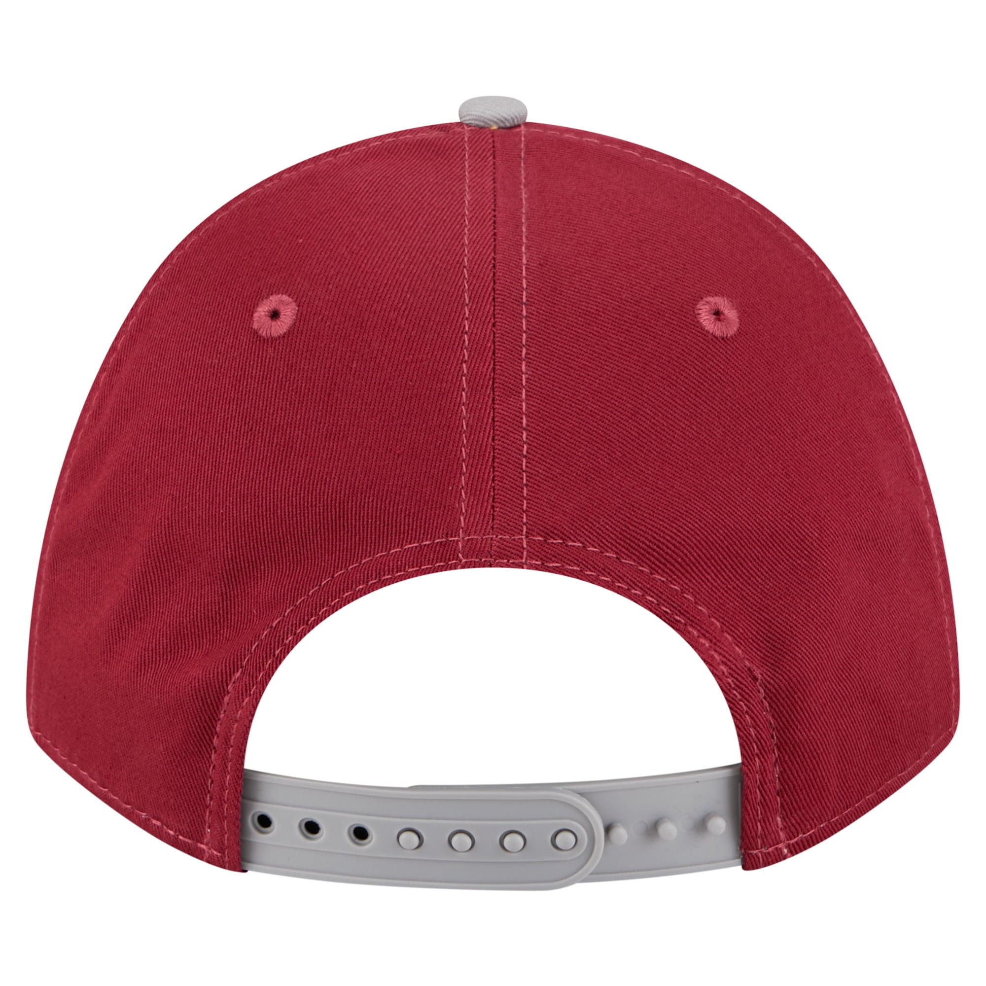 Men's New Era Crimson/Gray Alabama Crimson Tide Arch Two-Tone Rope 9FORTY A-Frame M-Crown Adjustable Hat