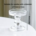 thumbnail image 3 of Wosthever Portavelas de cristal, candelabro de pilar, fiesta de vacaciones, boda, sala de estar, de moda, decoración, centros de S Jardín y Patio S Wosthever HA062597-01, 3 of 6