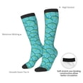 thumbnail image 4 of Naloa Beautiful Seashells Thigh High Socks Extra Long Stretchy Sock Women Over Knee High Opaque Stocking Daily Wear, 4 of 6