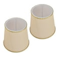 thumbnail image 2 of Ccdes 6.69 Inches Mavis Laven 2PCS Beige Fabric Table Lamp Shade for E14 Table, 13.8 oz, 2 of 8