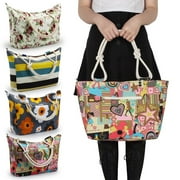 Gustave Tote Bags for Womens Large Capacity Canvas Handbags Fashion Beach Bag Travel Shopping Purse with Zipper