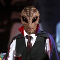 thumbnail image 4 of Máscara Facial Terror VOSTEVAS Máscaras Alienígenas Halloween Horror Realista Látex Cabeza Completa Alienígena para (C), 4 of 9