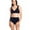 Black, variant on Lauren Ralph Lauren Beach Club Solid Ruffle Underwire Bra Top Black 4