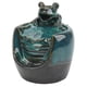 thumbnail image 1 of Fyearfly Porta Incienso Material cerámico Hoja esmaltada Patrón Animal Azul Incentivos clásicos Cascadas para Estudio de casa de té, 1 of 14