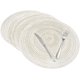 thumbnail image 4 of Mantel individual Diealles, juegos de 6, redondo, resistente al calor, mantel individual tejido, color café, manteles para mesa de comedor (36 cm) Vhermosa, 4 of 8
