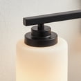 thumbnail image 3 of KAWOTI 3-Light Dimmable Bathroom Vanity Light with Frosted White Glass Black, 3 of 7