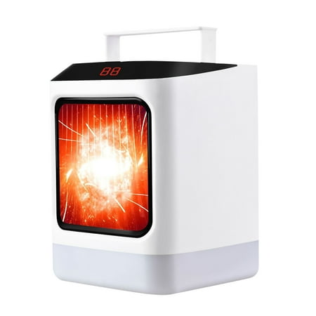 

Hfyihgf LED Space Heater Timer Electric Heater Remote Control Air Warmer Hot Fan