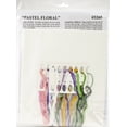 thumbnail image 2 of Design Works Counted Cross Stitch Kit 13"X14"-Pastel Floral (14 Count), 2 of 3